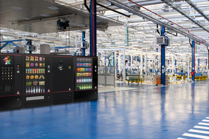 Industrie SiLine Combi Automat im Unternehmen