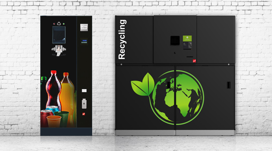 Zwei Automaten nebeneinander