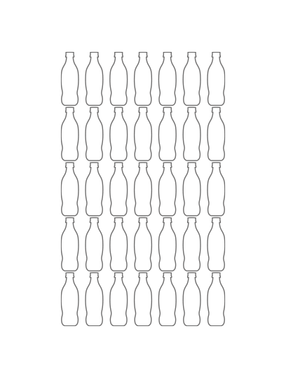 5 shelves, 35 selections