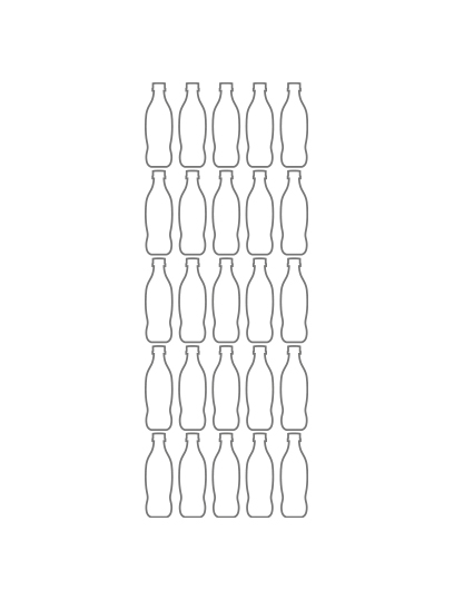 5 shelves, 5 selections